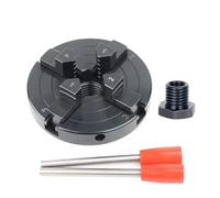 Mandril de torno de madera de 4 pulgadas, 4 mordazas, autocentrante, accesorios for herramientas de torneado de madera(M18x2.5)