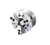 Mandril de torno hidráulico hueco de tres mordazas de alta velocidad de 5 pulgadas, accesorio de torno de máquina herramienta hueco de 36 mm con brida de alta precisión