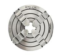 Mandril de torno independiente de 4 mandíbulas, K72-80 100 125 160 200 250 125 mm mandril de torno manual for CNC(K72-160)