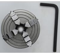 Mandril de torno independiente de alta precisión de 65 mm, 4 mordazas, M14 x rosca Unimat para mini tornos y soportes de mesa giratoria