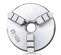 Mandril de Torno, K01-63 63mm 2.5" TORNO Chuck Three Jaw Manual Mini Montaje de hilo de Chuck Agocéntrico for Cnc Instrumento de precisión