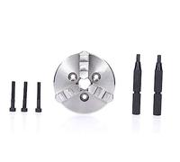 Mandril De Torno, K01-80B Mandril Autocentrante De Torno De Madera De 3 Mordazas Con Rosca De Montaje 3-M5, Para Rectificadoras Fresadoras