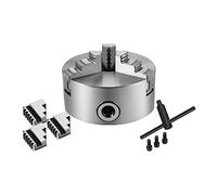 Mandril De Torno, K11-100 K11-125 K11-160 K11-200 Portabrocas Autocentrante Manual De Torno De 3 Mordazas Con Rosca De Montaje 3-M6/M8/M10, Para Rectificadoras Fresadoras (Size : 5in)