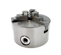 Mandril de torno manual autocentrante de 3 mordazas K11-100 de 100 mm (3,94 pulgadas)