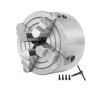 Mandril de torno Manual de 4 mandíbulas, K72-100 de 125mm, K72-125 Reversible independiente con 4 Uds. De tornillo de montaje for torneado de madera, perforación de CN-C (Color : K72-100 100mm)