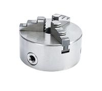 Mandril de torno Manual de torno de precisión for metal K11-125 con plato de desplazamiento de 3 mordazas y 125 mm