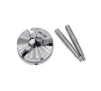Mandril de torno Manual de tres mandíbulas, máquina herramienta de rosca M14 de 65mm, accesorios CNC autocentrantes