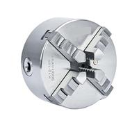 Mandril de torno Plato de torno de 125 mm con 4 mordazas y desplazamiento K12-125, for metal, tipo mini manual.