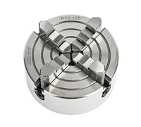Mandril de torno Plato de torno for metal K72-125, 4 mordazas independientes, 125 mm, desplazamiento manual