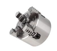 Mandril de Torno Reversible e Independiente de 4 Mordazas K72-80 de 3 Pulgadas - Accesorio de Máquina de Torneado de Metal para Operaciones Suaves