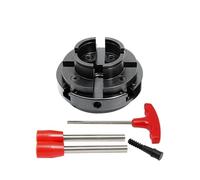 Mandril de Torno, Torno de madera de 4 "pulgadas Chuck 100mm 4 jaw hilo auto centrado M33 1 "M18 Accesorios de herramientas de leña for carpintería. Di Yer aficiones(1 inch x 8TPI)