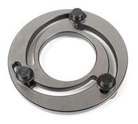 Mandril De Tres Garras 4-15 Pulgadas Acero Mordaza Superior Blanda Anillo De Mandrinar Para Torno CNC Reparación De Agujeros Dispositivo De Garra Ajustable Silver, 12in