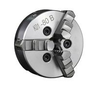 Mandril de tres mordazas Lathe Chuck K01 50 63 80B Self-Centering Mini 3 Jaw Tool for Milling Hardened Steel(K01 50)