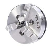 Mandril de tres mordazas Mandril de torno K01-80B 80 mm, 3 mordazas, manual, mini, autocentrante y reversible for CNC