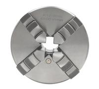 Mandril giratorio de 4 mordazas, mandril autocentrante de aleación de zinc de 4 mordazas, accesorios para tornos y tornos, mandíbulas para tornos de madera, 80 mm