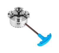 Mandril giratorio, mandíbula rosca, 45-81 mm de envergadura exterior, portabrocas autocentrado, forro de 3,75 pulgadas para torno M33