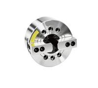 Mandril hidráulico de dos mandíbulas, sólido en el aire, 56688 pulgadas, 10 torno CNC, juego completo de accesorios de alta precisión(5 inch A4 flange plate)