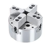 Mandril hidráulico de tres garras, cuatro garras, dos garras, juego completo de mandril hidráulico de alta precisión sólido hueco de 681012 pulgadas(5 Inch 4 Jaw SBS-205 Flange A4)