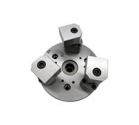 Mandril hidráulico de tres mordazas tipo dedo sólido Mandril hidráulico de dos mordazas tipo dedo 6 8 10 pulgadas Cuerpo completo de acero(6Inch 3Z-06-3jaws)