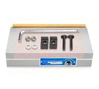 Mandril magnético permanente de 4 x 6,8", ventosa de malla fina de latón, fuerza de succión ≥150 N/cm², 0,5 + 1,5 polos magnéticos, ventosa rectangular de malla impermeable, for rectificadora