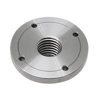 Mandril manual, mandril de torno, placa frontal de torno for carpintería, mandril de máquina de torneado for carpintería, panel de brida, 1 X 8TPI, 3 pulgadas,