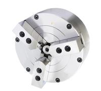 Mandril neumático de cuerpo sólido de tres mandíbulas, accesorio de torno CNC BK250KQ, orificio semipasante, diámetro 80, profundidad 90, paso 1,0