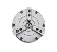 Mandril neumático de cuerpo sólido de tres mandíbulas BK130SQ for tornos CNC Paso 1.0