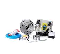 Mandril neumático de tres mordazas BK110 130 160 200 250 320 400SQ(200 Pneumatic Lathe Use Front Rear Lock)