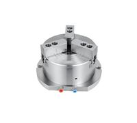 Mandril neumático hueco de 6 pulgadas vertical de 3 mordazas con orificio pasante de 38 mm