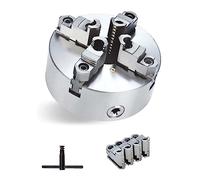 Mandril para torno de madera, Mandril de torno autocentrante de 4 mordazas K12-315A de 315 mm con rosca 3-M16 y 4 mordazas
