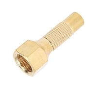 Mandriles de Aire Giratorios de Latón con Rosca Interna NPT de 1/4 Pulgadas, Válvula de Conector de Inflado de Neumáticos para Coche, Bicicleta, Motocicleta, Mandril Portátil