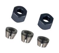 Mandriles de pinza alta adecuados para sujetar de forma fiable, minimizar el agotamiento en enrutadores de madera en ajuste profesional, juego de conversión de pinzas de agarre seguro