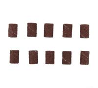 Mandriles de tambor de lijado de herramienta giratoria para cabezal de molienda de anillo con mangas abrasivas para pulir metal, modelo de madera ámbar y esculturas de raíz (círculo pequeño)