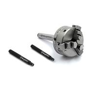 Mandriles pequeños de precisión para máquina herramienta (50 mm, 3 mandíbulas autocentrales con eje MT1 M12 x 1)
