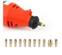 Mandrin Perceuse Juego de Pinzas para Mini Pinzas Eléctricas, Herramienta Rotativa, Amoladora, Herramienta Giratoria, 0,5-3,2mm, 11 Uds., Portabrocas de Cobre de 4 Mordazas