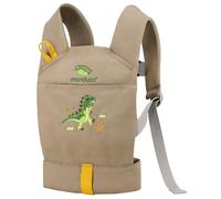 manduca Doll Carrier - Mochila portamuñecas para niños a Partir de 18 Meses - Accesorios para muñecas para niños y niñas - para Llevar Peluche y muñeca (T-Rex / Dinosaurio)
