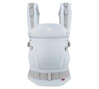 manduca First - Mochila Portabebés Ajustable (3,5-20 kg) - Portabebés Para Porteo Frontal, a la Cadera y a la Espalda - Monochrome Arctic