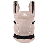 manduca FIRST Portabebes > Powder/Apricot < Mochila Portabebe Ergonomica, Algodón Orgánico, Extensión de Espalda Patentada, para Recién Nacidos y Bebés de 3,5 a 20 kg (beige)