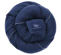 manduca SLING Fular Portabebes Bandolera elástica/Fular Porta-Bebé, Algodón Orgánico, para recién nacidos y niños pequeños (3,5-15kg) - Navy