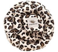 manduca SLING Fular Portabebes Bandolera elástica/Fular Porta-Bebé, Algodón Orgánico, para recién nacidos y niños pequeños (3,5-15kg) - AnimalPrint Leo