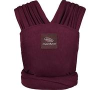 manduca SLING Fular Portabebes Bandolera elástica/Fular Porta-Bebé, Algodón Orgánico, para recién nacidos y niños pequeños (3,5-15kg) - Berry