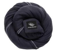 manduca SLING Fular Portabebes > Black < Bandolera elástica/Fular Porta-Bebé con Certificado GOTS, Algodón Orgánico, para recién nacidos y niños pequeños (3,5-15kg)