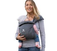 manduca Twist Mochila Portabebés > < Fular & Mochila Porta Bebé (Baby wrap Conversion), Algodón orgánico, para recién nacidos y bebés desde el nacimiento (Twist Regular, Grey-Mint)