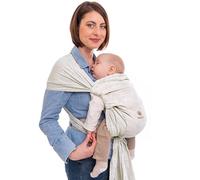 manduca Twist - Mochila Fular Portabebés - Con Correa de Ajuste Suave - Para Bebés Desde Recién Nacido y Niños Hasta los 15 Kg - Algodón Ecológico - Botánico Vainilla