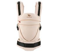 manduca XT Portabebe > denimpowder-toffee < Mochila Ergonomica Portabebe, Asiento Ajustable, 3 Posiciones, Algodón Orgánico, se Adapta a Recien Nacidos y Ninos Pequenos, beige