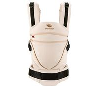 manduca XT Portabebe > denimpowder-toffee < Mochila Ergonomica Portabebe, Asiento Ajustable, 3 Posiciones, Algodón Orgánico, se Adapta a Recien Nacidos y Ninos Pequenos, beige