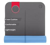 Manduka Begin - Esterilla unisex para yoga y pilates, color gris acero, 68 pulgadas