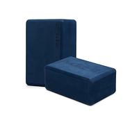 Manduka Bloque de yoga reciclado de espuma EVA de alta densidad - bordes contorneados para mayor comodidad, estabilidad firme para equilibrio y apoyo en cualquier postura de yoga - medianoche, 9 pulgadas de largo x 6 pulgadas de alto x 4 pulgadas de profundidad (paquete de 2)
