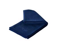 Manduka eQua - Toalla de Mano para Yoga, Microfibra de Secado rápido, Ligera, Accesorios de Yoga fáciles de Viajar, 16 Pulgadas, Azul Medianoche
