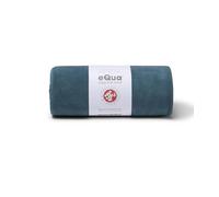Manduka eQua Toalla para Esterilla de Yoga, Microfibra de Secado rápido, Ligera, fácil de Viajar, Usar en Yoga Caliente, Vinyasa y Power, 182 cm, Color Salvia sólida